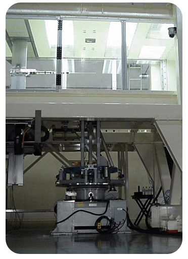 External Balance Installed Below Wind Tunnel