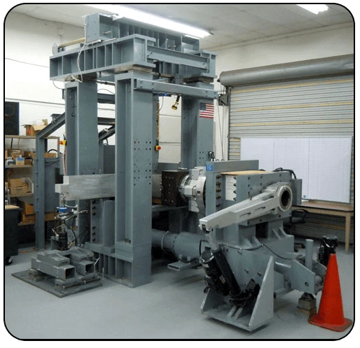 Large Load Rig for Calibrating Semi Span Balances