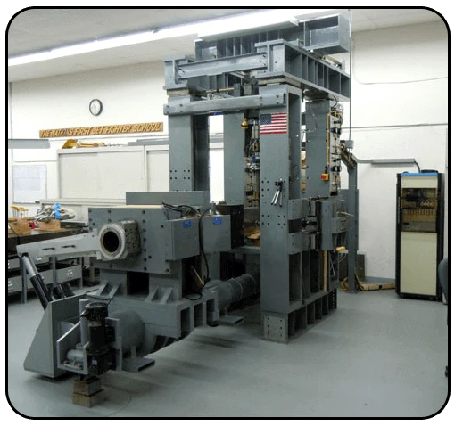 Large Load Rig for Calibrating Semi Span Balances
