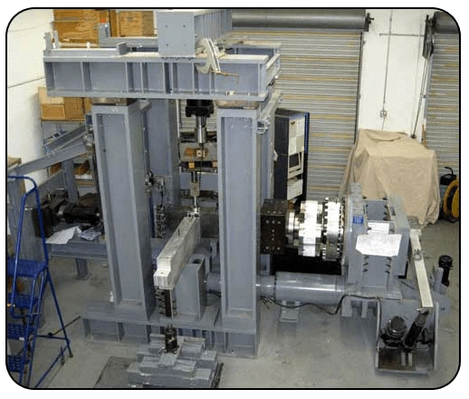 Large Load Rig for Calibrating Semi Span Balances
